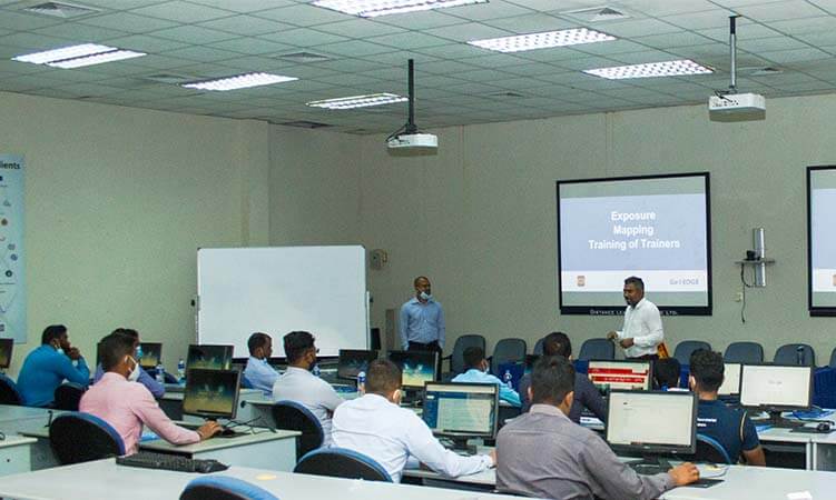 TRAINING OFFICERS FOR USE OF DATA COLLECTED FOR DISASTER EXPOSURE MAPPING IN KALUTARA, RATNAPURA AND GALLE DISTRICTS – SRI LANKA